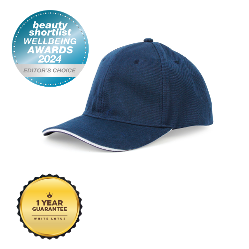 White Lotus silk lined sports cap in four colors